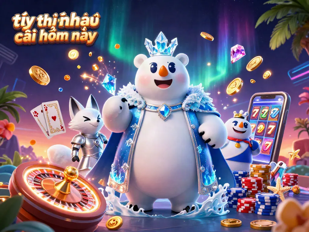 Experience tỷ lệ kèo nhà cái hôm nay with dynamic casino action in a vibrant scene.
